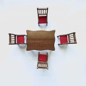 Vintage doll house Dining Set